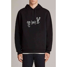 Lamb Of God Metal Rock Music Baskılı Siyah Erkek Örme Sweatshirt (530992176)