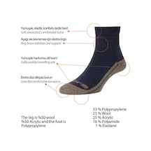 Lafuma Warm & Walk Çorap Lfv1021 Lacivert-kahve