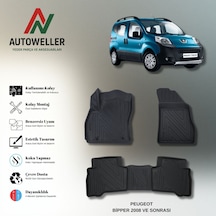 Peugeot Bipper 2008 Sonrası Uyumlu Havuzlu Oto Paspas