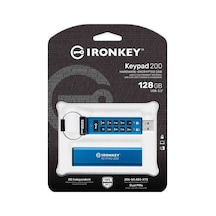 Kingston Ironkey IKKP200-128GB 128 GB USB Şifreli Tuş Takımı Flash Bellek