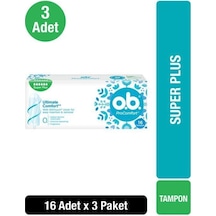 O.B. Super Plus Tampon 16 adet x3