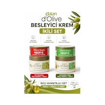 D'olive Yoğun Besleyici Bakım Kremi İkili Set