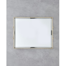 English Home Marsilya Cam Dekoratif Tepsi 43.3x33x5cm Gold