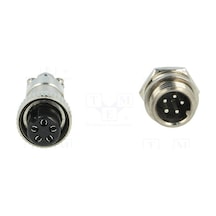 Konnektör - M12 - Erkek+Dişi - 5 Pin