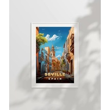 Çerçevesiz Poster Endülüs Ruhuyla Sevilla