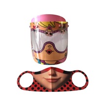 Gürbey Lol Bebek Baskılı Çocuk Siperlik + Lol Bebek Desenli Çocuk Maske