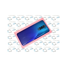 Xiaomi Redmi Note 8 PRO Arka pil Batarya Kapağı (Cam Lensli) Mav
