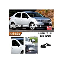 Ebal Otomotiv Dacia Logan 2009-2020 Batman Yarasa Ayna Kapağı Piano Black Abs Plastik