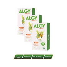 Algy Omega 3 Vegan 500 Mg Dha + Epa 30 Yumuşak Kapsül 3 x 30 Kapsül