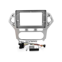 Govimaks Ford Mondeo 2007-2012 Uyumlu Sılver Grey Androıd Multimedya Çerçevesi - Soket
