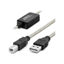 Usb Printer Kablosu 10 M - Silver Siyah Hdx7559