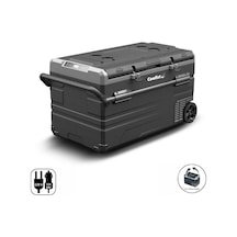 Coolist Clk120w 12/24v 220volt 114 Litre Tek Bölmeli Tekerlekli Kompresörlü Oto Buzdolabı/dondurucu