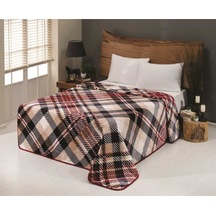 Mink Lacasa Lüks Vizon Battal Boy 1078 Bej Battaniye 200X240 Bej