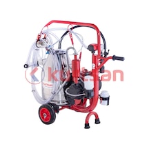 Kurtsan KM01039 CYK Çift Sağım Tek Güğüm Keçi Sağım Makinası 30LT