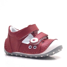Hapshoe Hakiki Deri Kırmızı Cırtlı Yazlık Ilk Adım Ayakkabı (371976664)