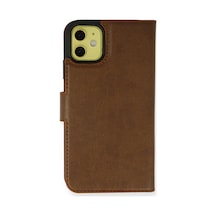 Newface - 715 - İphone 13 Mini Kılıf Trend S Plus Kapaklı Kılıf - Edntrend - - Taba