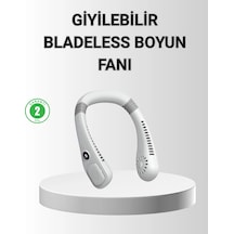 Znv Zenvia Mey İthalat Giyilebilir Boyun Fanı 360 Dairesel Rüzgar Ve 5 Kademeli Hız Ayarlı Znv2025 Cmn