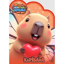 Kapibara Zamanı - Çıkartmalı Boyama Kitabı