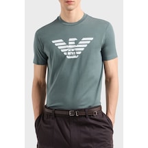 Emporio Armani Erkek T Shirt 8n1tn5 1jpzz M9061 Yeşil Yeşil