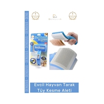 Petshop Kedi Köpek Tüy Toplayıcı Paslanmaz Çelik Kaliteli Evcil Hayvan Tarak Tüy Kesme Aleti