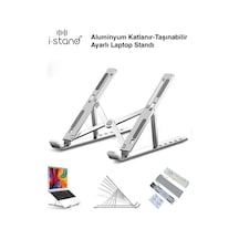 i-Stand Alüminyum Katlanabilir Taşınabilir  Ayarlı Laptop Standı