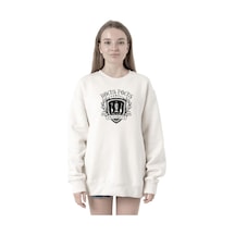 About Blank Tshirthane Hocus Pocus University Beyaz Kadın 2ip Sweatshirt P19535s7053, S Acı Kahverengi