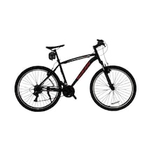 Bisan Leon Erkek Dağ Bisikleti 48cm V 27.5 Jant 21 Vites Mat Siyah Kırmızı Mat Siyah Kırmızı Siyah - Kırmızı