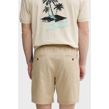 Tommy Hilfiger Bağlamalı Normal Bel Keten Bermuda Short Erkek Short Mw0mw44353 Aeg Bej