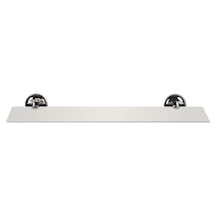 Paslanmaz Cam Banyo Rafı Gümüş Paslanmaz Cam Banyo Rafı Gümüş
