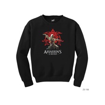 Assassins Creed 3 Siyah Sweatshirt Siyah
