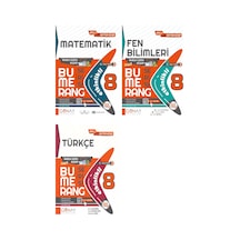 Lgs 8. Sınıf Bumerang Matematik Fen Bilimleri Ve Türkçe 3lü Set