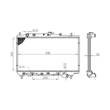 Orıs Bmz008016 Motor Radyatoru B54715200a B54715200b B54715200c