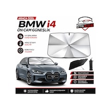 Bmw İ4 Şemsiye Tip Ön Cam Güneşliği Katlanabilir Uv Korumalı Araç Cam Güneşlik