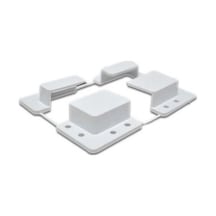 Mavitrend 17x25 Sineklik 4 Lü Pabuç 5 Takım Beyaz Renkli Sineklik Montaj Pabuçu