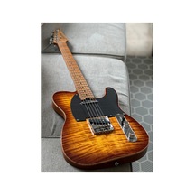 Soloking Mt-1 Fm Artisan With Solid 5a Flame Top İn Honeyburst W/hardcase