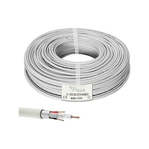 2+1 Cctv 0.50 Kamera Kablosu 30mt Poke Pk-1379