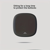 Xuweiwei Gizemli Siyah Ev Ofis Araç İçin Ergonomik Jel Oturma Yastığı 10 Saat Rahat Oturma Kalça Basıncını Azaltan Polyester Kumaş Gizemli Siyah