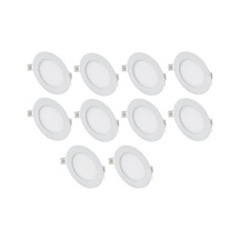 Ct 5146 10 Adet 9 Watt Slim Led Panel Beyaz Işık Metal Kasa Diğer