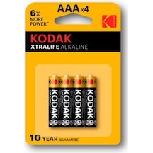 Kodak Xtralife Alkalin Ince Pil Blister Aaa 4'lü