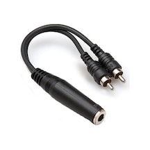 Hosa Technology Ypr131 15 Santim 1/4 Ts Dişi - Dual Rca Erkek