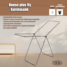 Doğrular Fly Çamaşır Kurutmalığı Siyah