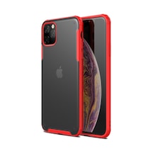Apple Uyumlu iPhone Bikapak Elıt Mıst 11 Pro Max Kırmızı Kapak