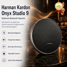 Harman Kardon Onyx Studio 9 Kablosuz Bluetooth Hoparlör,yüksek Ses Kalitesi,derin Bas Performansı-1124