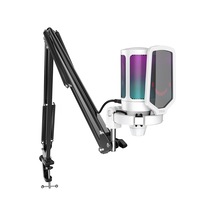 Ampligame A6t Twitch - Youtuber - Gamer - Tiktok - Yayıncı Usb Mikrofon Seti Beyaz