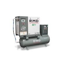 R.m.d Kompresör 15 Hp 500 Lt Depo Üstü İnvertörlü Vidalı Hava Kompresör Seti
