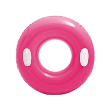Intex Tutacaklı Parlak Simit Pembe 76 Cm 59258 Beyaz