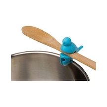 Kaşık Kepçe Tutucu Pot Clip Tencere Kenarı Silikon Kuş Şeklinde Kaşık Kepçe Tutucu - 60654112