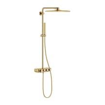 Grohe Euphoria Smartcontrol System 310 Cube Duo Duvara Monte Termostatik Bataryalı Duş Sistemi - 26508gn0 Gri - Gümüş