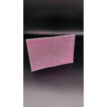 Efeaks Taşlı Ruhsat Kılıfı Şeker Pembe