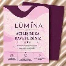 1000 Adet Ekonomik Kurumsal Davetiyesi Ve Zarf 006